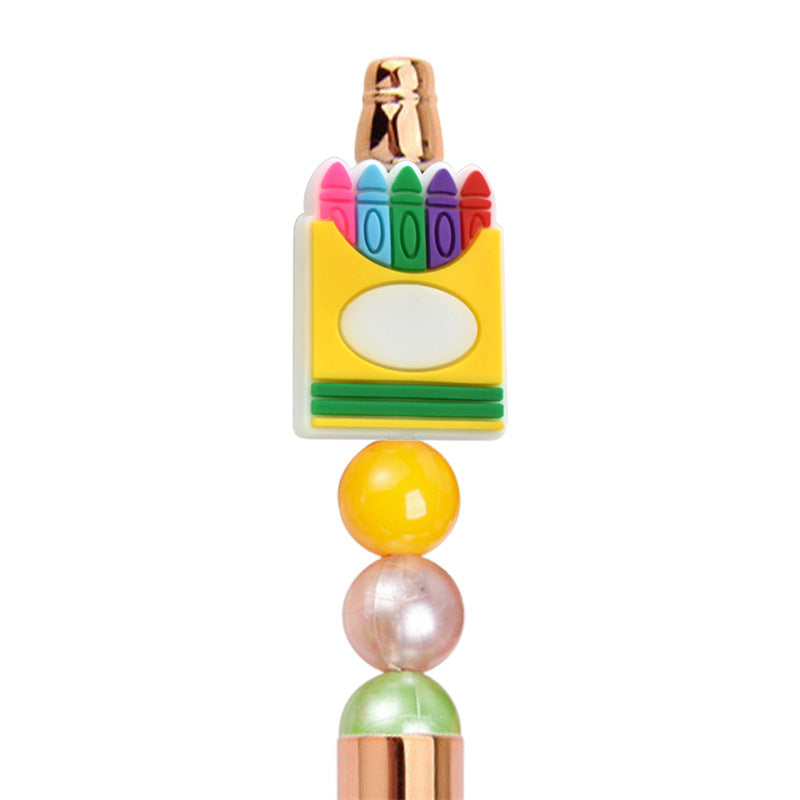 Back-to-School Series Silicone Focal Beads Silicone Focal Beads