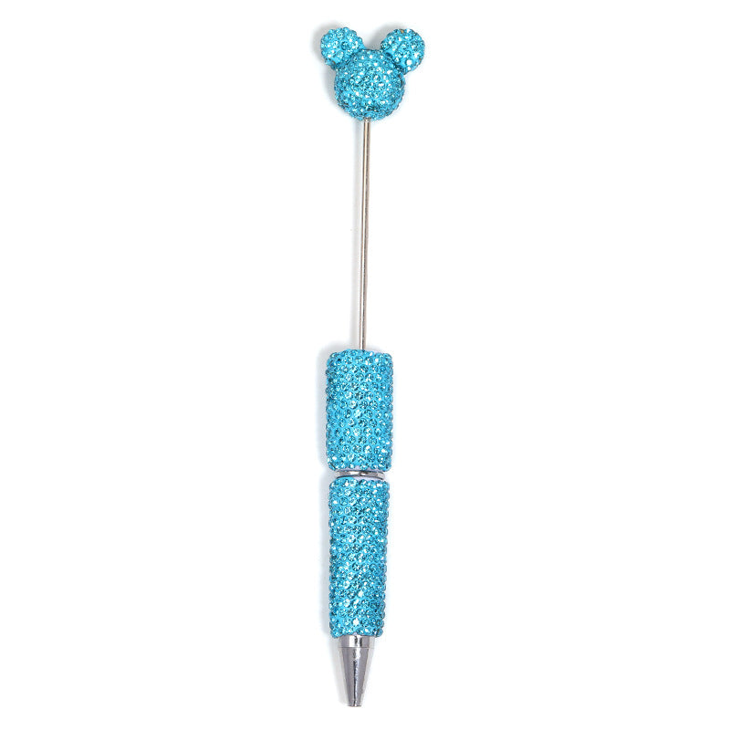 Solid Color Full Diamond Beaded Pen