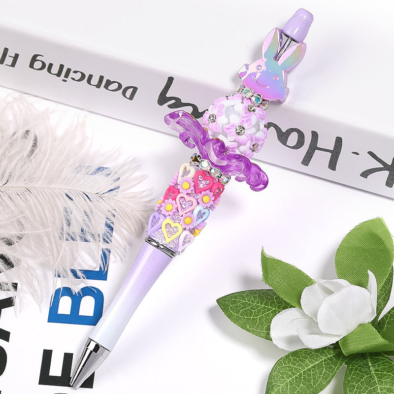 Sparkling Resin Flower Beads Acrylic Multicolored Flower Fancy Beads