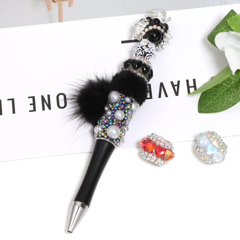 Heart shape rhinestone chain fancy beads