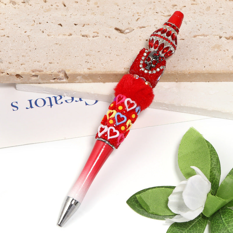 5 Pcs Alloy Hollow Drill Ball Fancy Beads