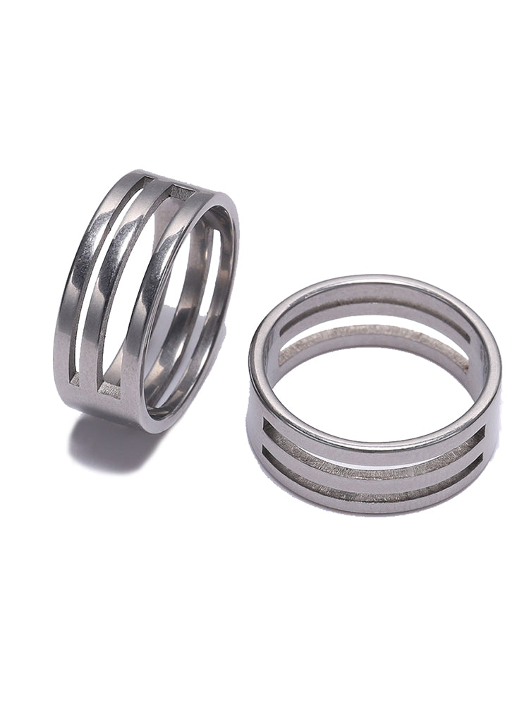 Stainless steel open ring Jewelry Making Repair Supplies