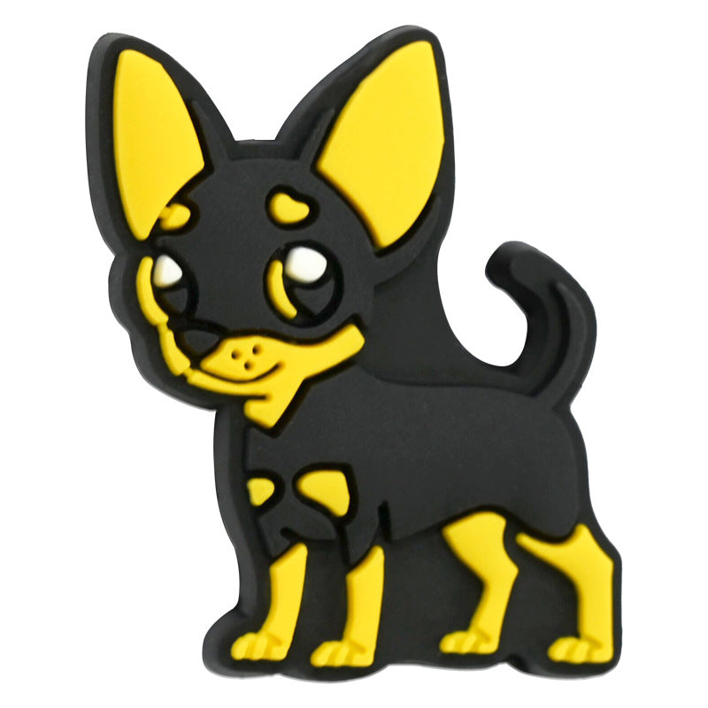 Cartoon Pet Dog Series Silicone Focal Beads