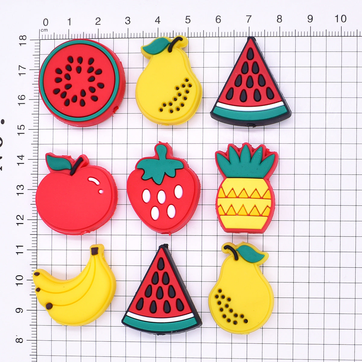 Cute Cartoon Fruit Series Silicone Focus Beads Silicone Focus Beads