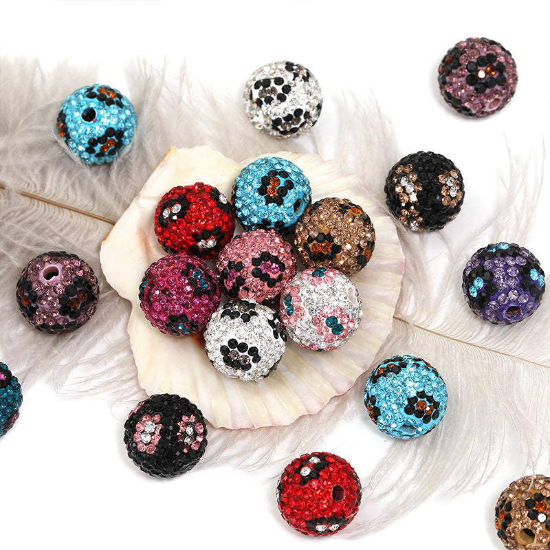 16mm colorful clay fancy beads