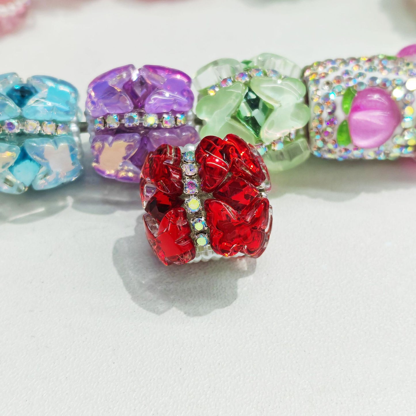 Butterfly Rhinestone Chain Fancy beads