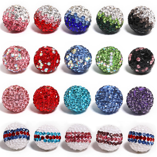 Clay Gypsophila Drill Ball Colorful Rhinestone Beads
