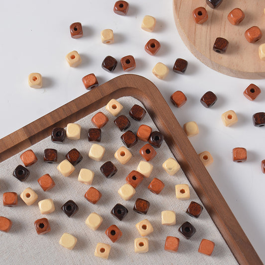 Natural Wooden beadable Beads
