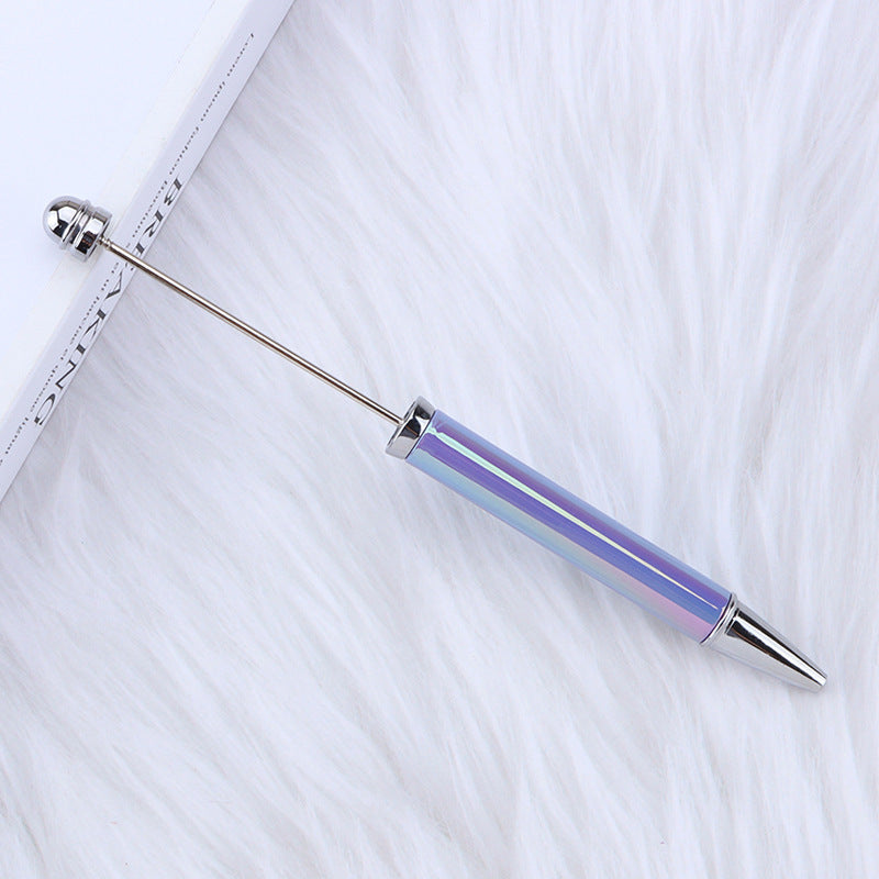 Colorful Electroplated Beaded Pen
