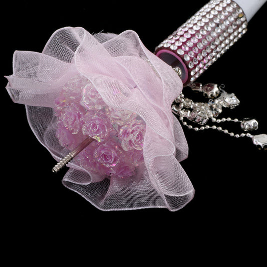 Artificial Flower Bouquet Ball Acrylic Beads