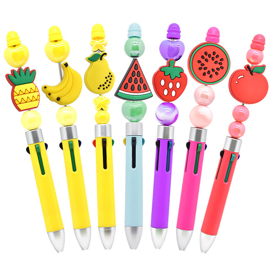 Cute Cartoon Fruit Series Silicone Focus Beads Silicone Focus Beads
