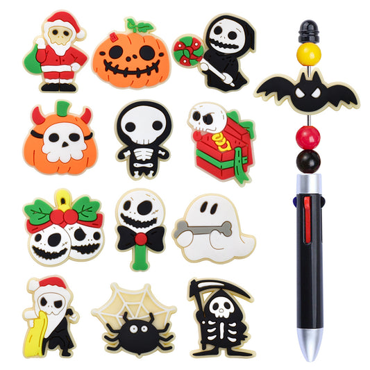 Halloween Cartoon Accessories Silicone Focal Beads Silicone Focal Beads