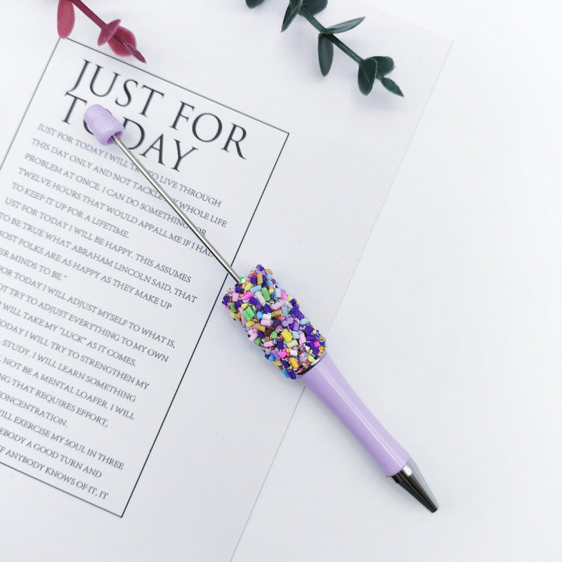 Rainbow Candy Beaded Pen