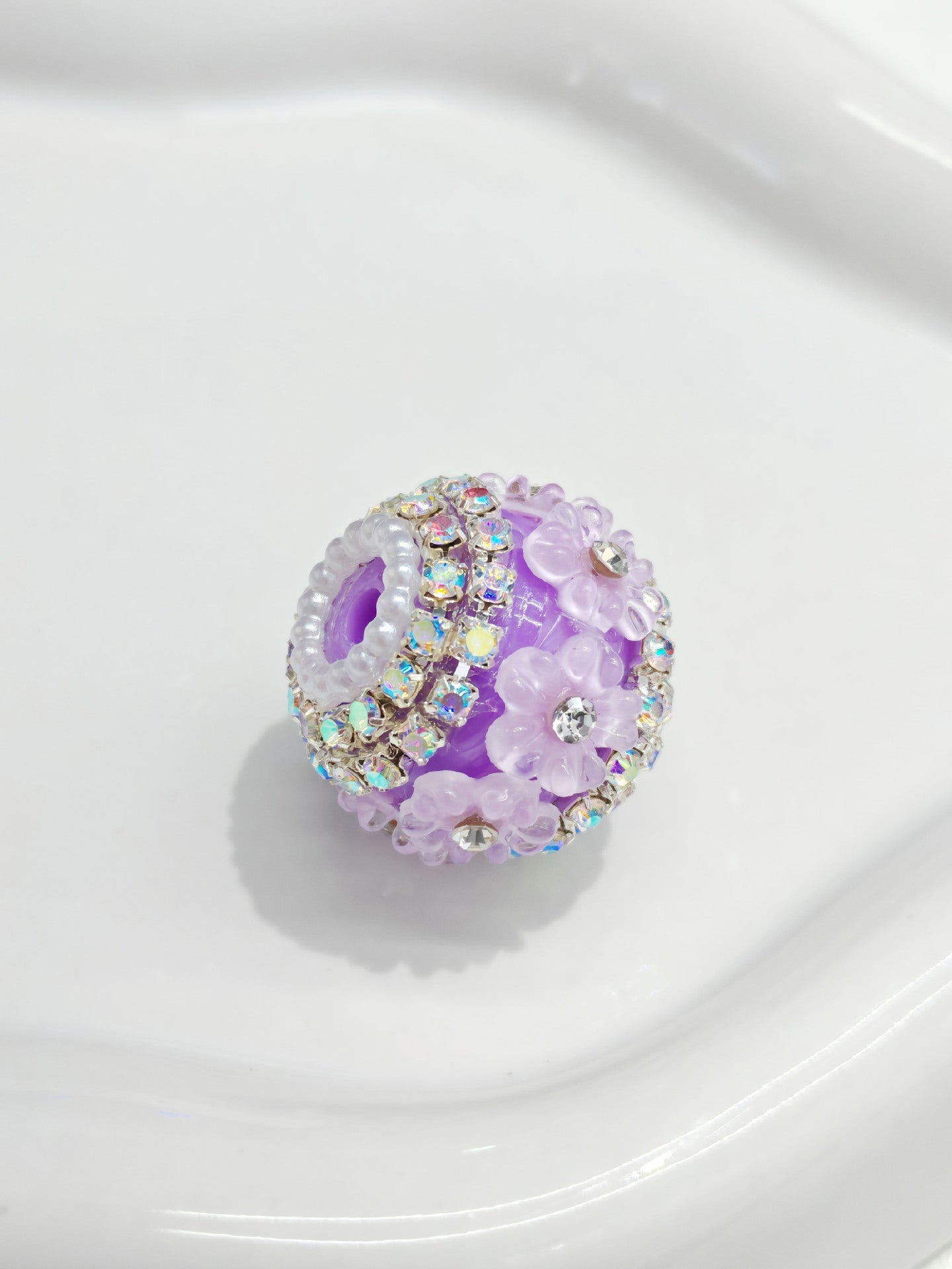 Princess Butterfly Pearl Diamond Ball Rhinestone Chain