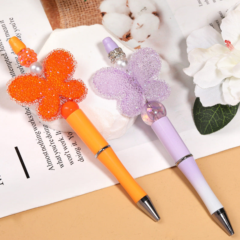Colorful Sugar Butterfly Full Diamond Through Hole Beads