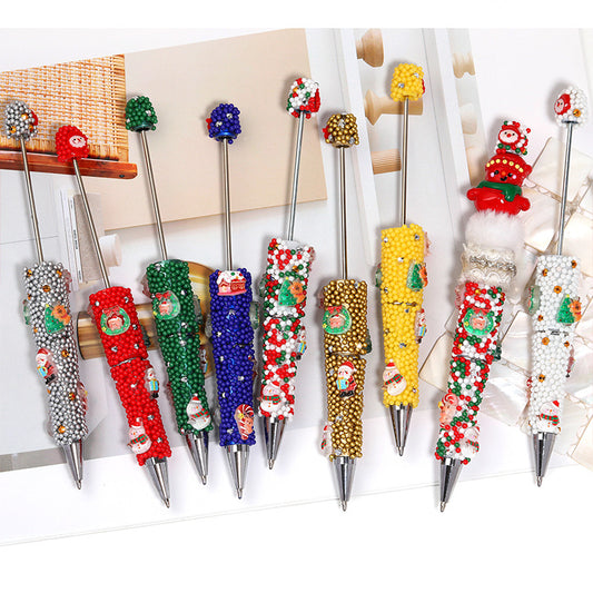 Round Bead Through-Hole Adhesive Flower Beading Pen
