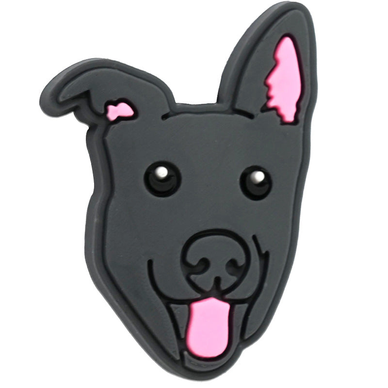 Cartoon Pet Dog Series Silicone Focal Beads
