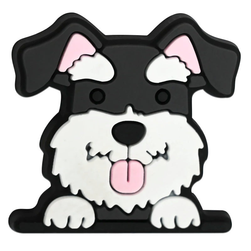 Cute Puppy Shape Silicone Focus Beads Silicone Focus Beads
