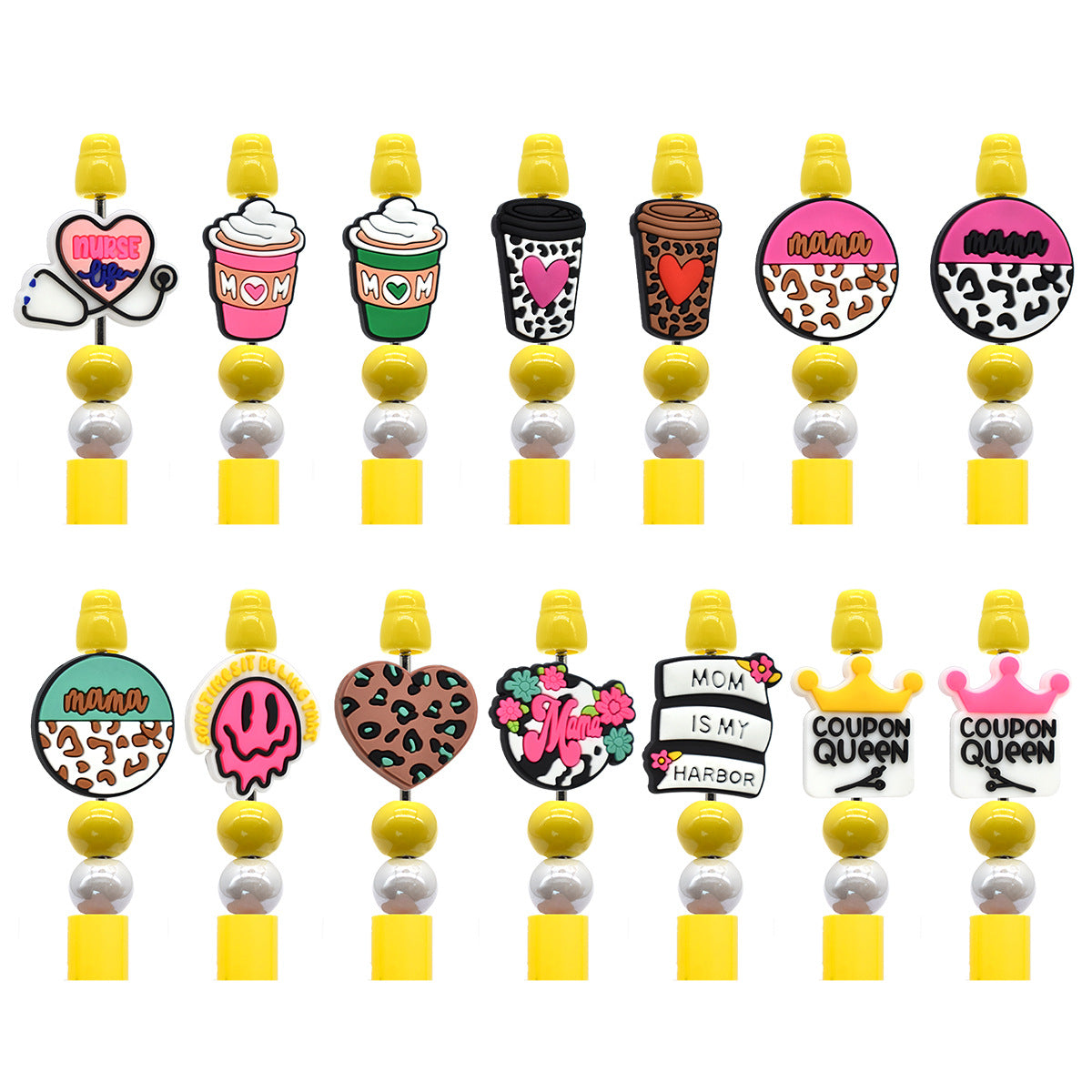 Cartoon Creative Series Silicone Focus Beads Silicone Focus Beads