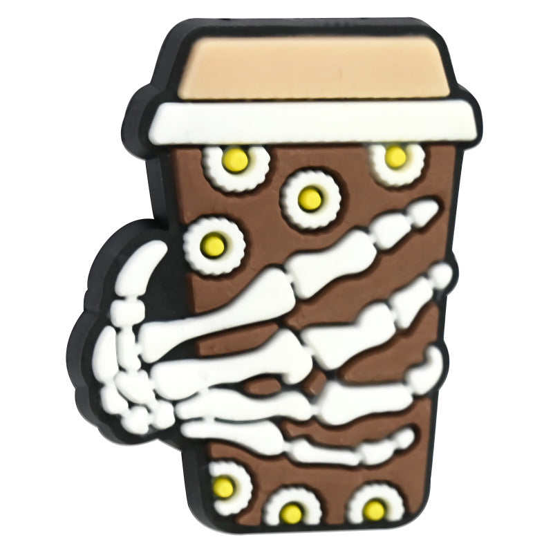 Halloween Drink Cup Series Silicone Focal Beads