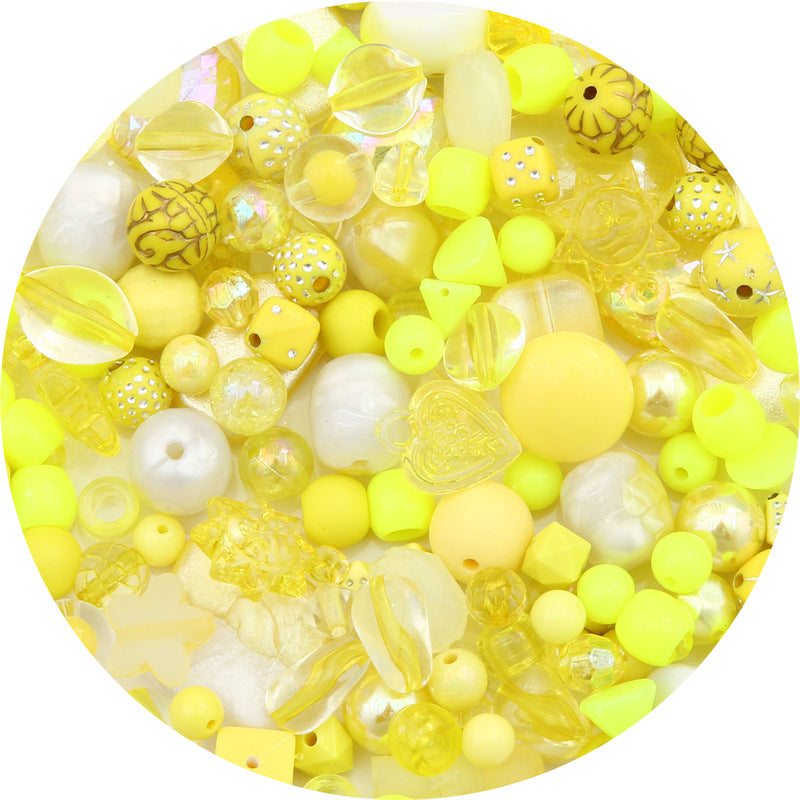 Multi-color Mixed Baroque Style Acrylic Beads