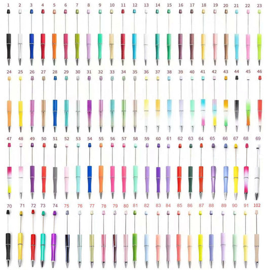 Plain Color Beadable Pens Series four