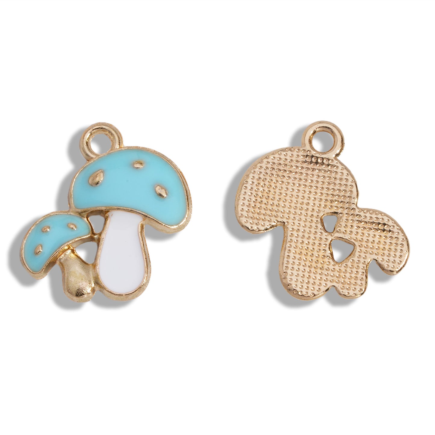 Cartoon Multicolor Double Mushroom Pendant