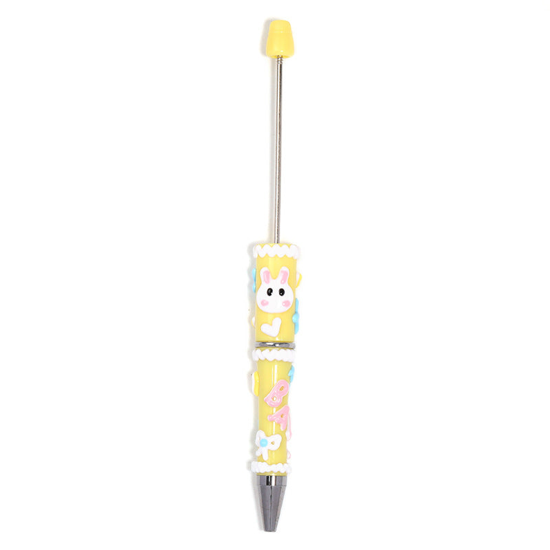 Colorful Cartoon Hand-painted Beaded Pen
