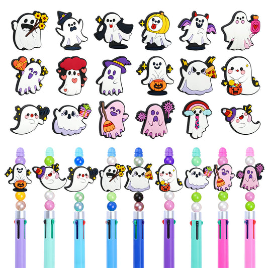Halloween Ghost Series Silicone Focus Beads Silicone Focus Beads
