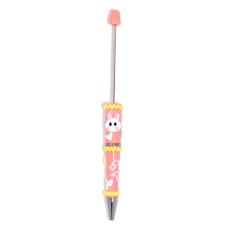 Colorful Cartoon Hand-painted Beaded Pen