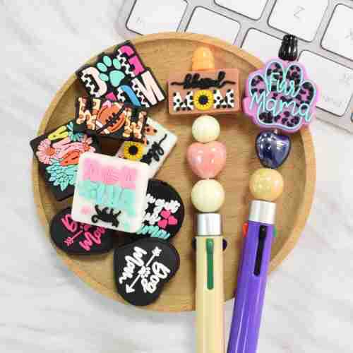 Mother's Day Series Silicone Focus Beads