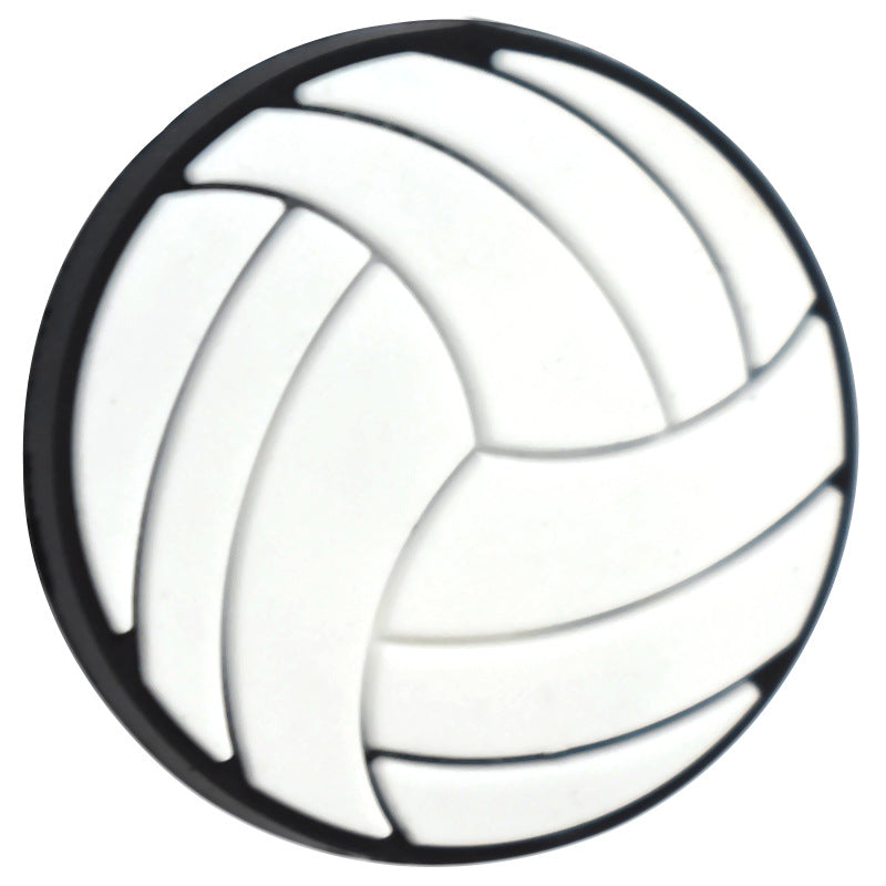 Ball Sports Series Silicone Focal Beads