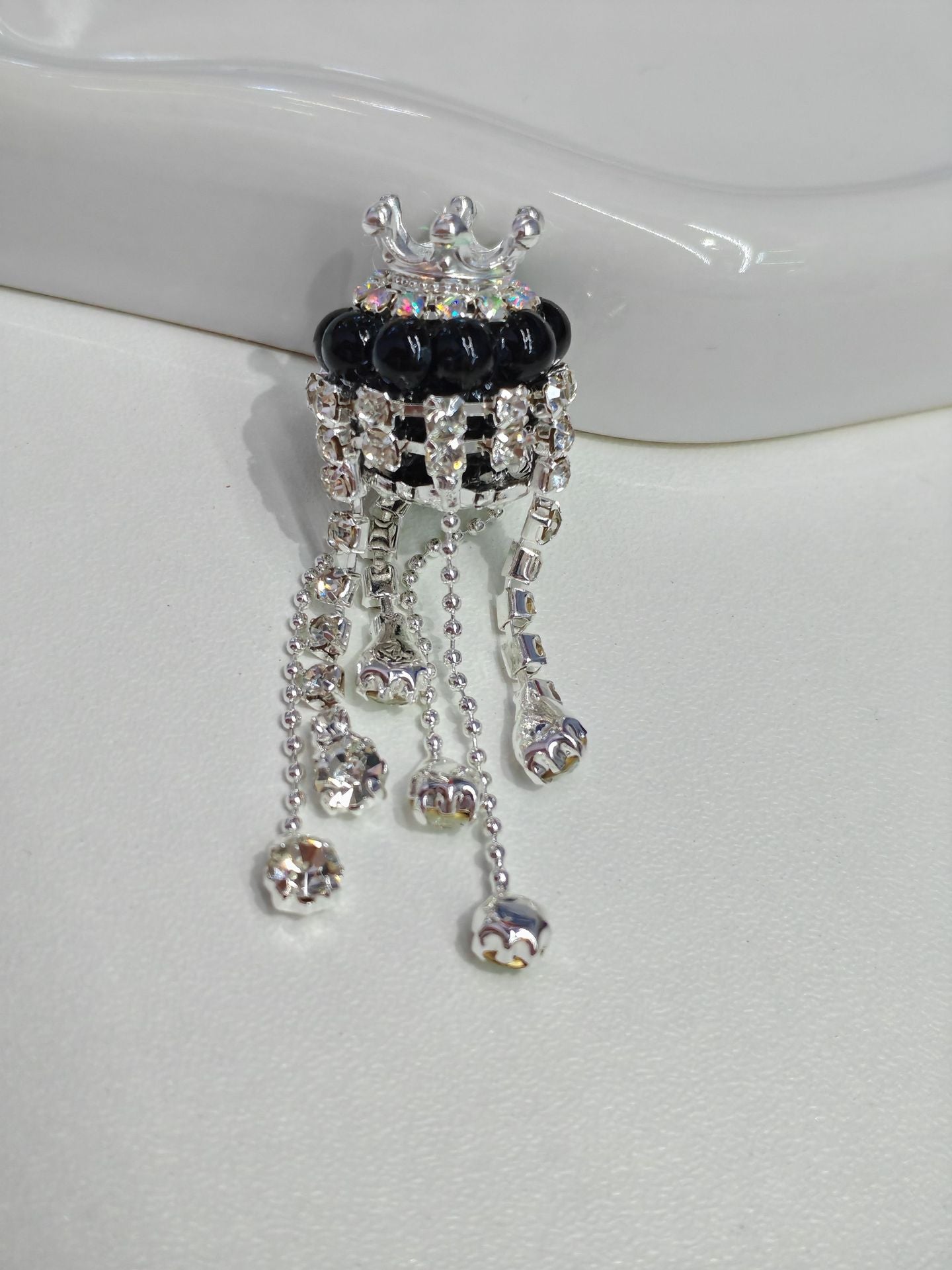 Crown Tassel Diamond Beads
