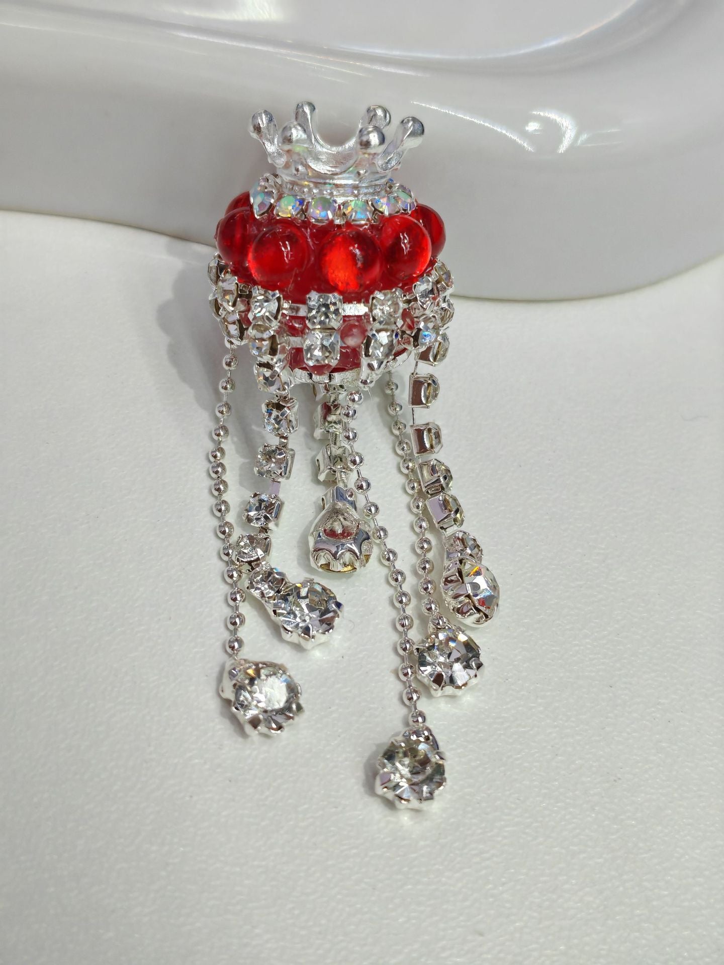 Crown Tassel Diamond Beads