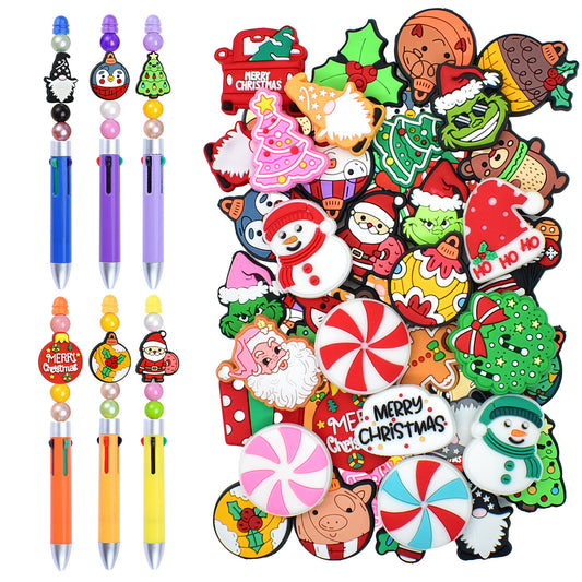 High-Value Christmas Series Silicone Focal Beads Silicone Focal Beads