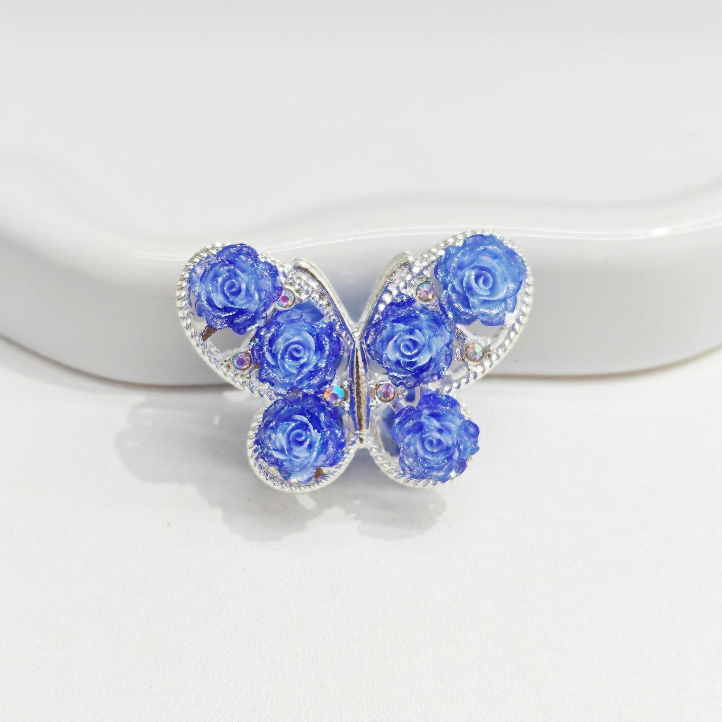 Vintage Rose Butterfly Alloy Accessories