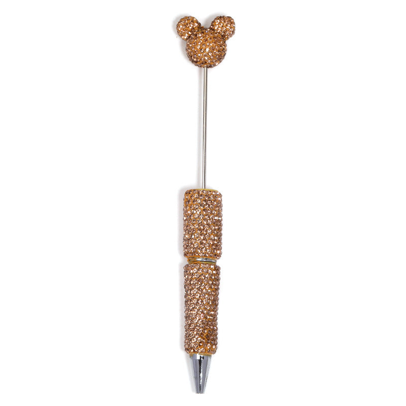 Solid Color Full Diamond Beaded Pen