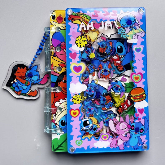 acrylic shake notebook