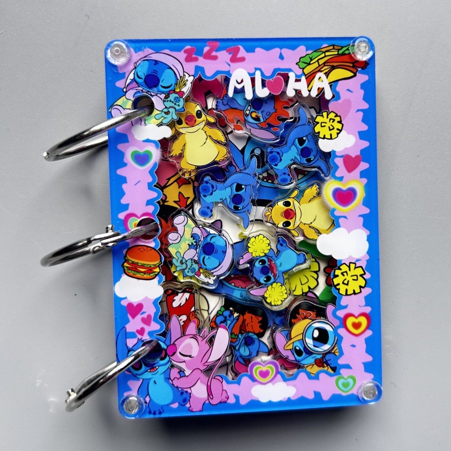acrylic shake notebook