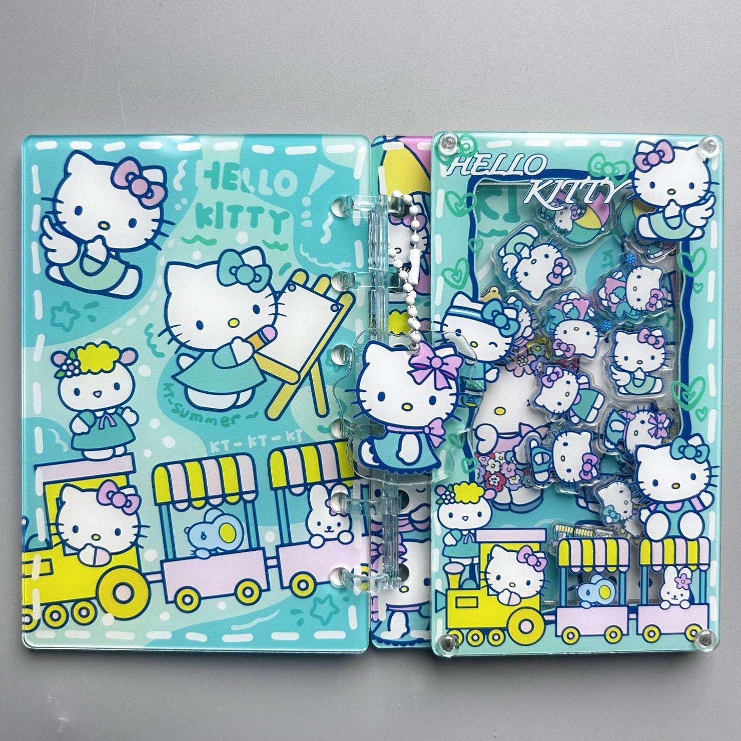 acrylic shake notebook
