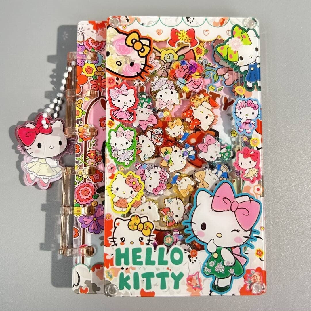 acrylic shake notebook