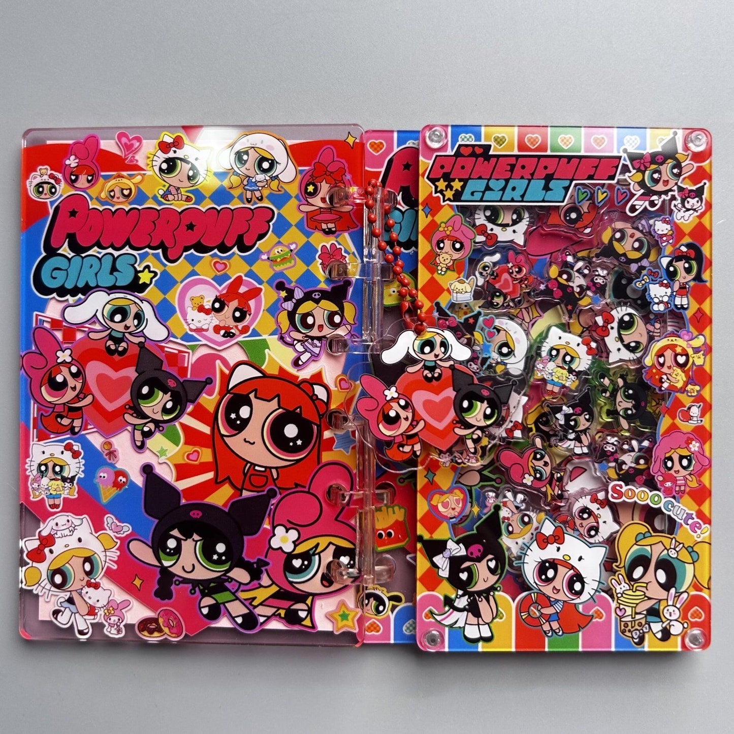 acrylic shake notebook