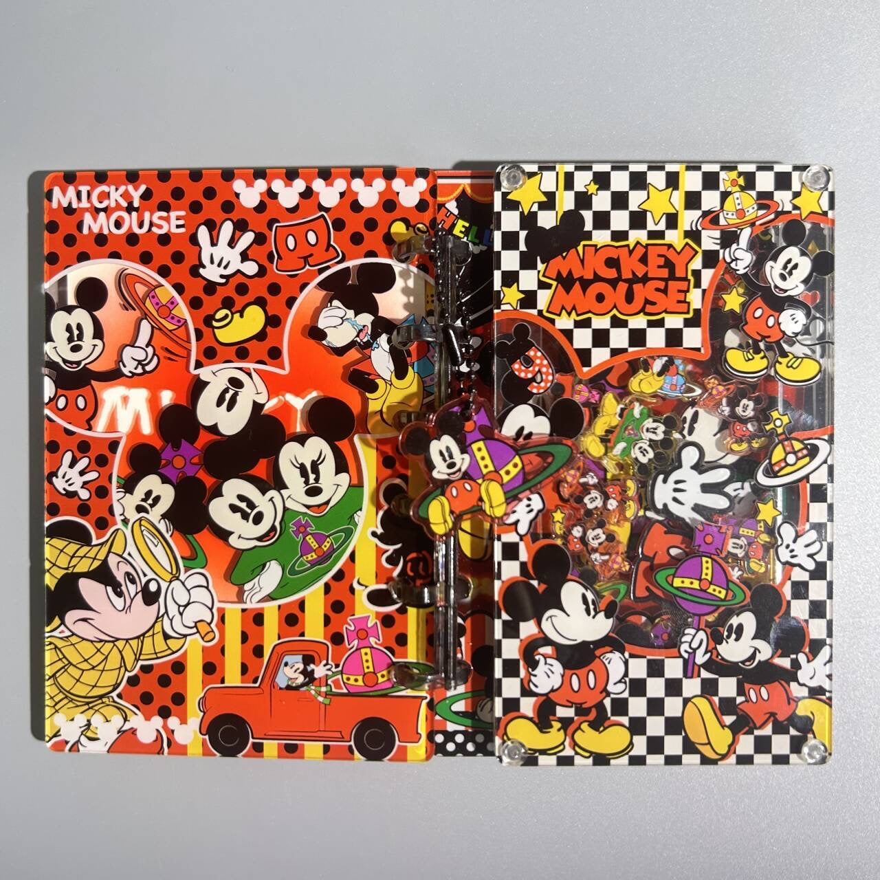 acrylic shake notebook