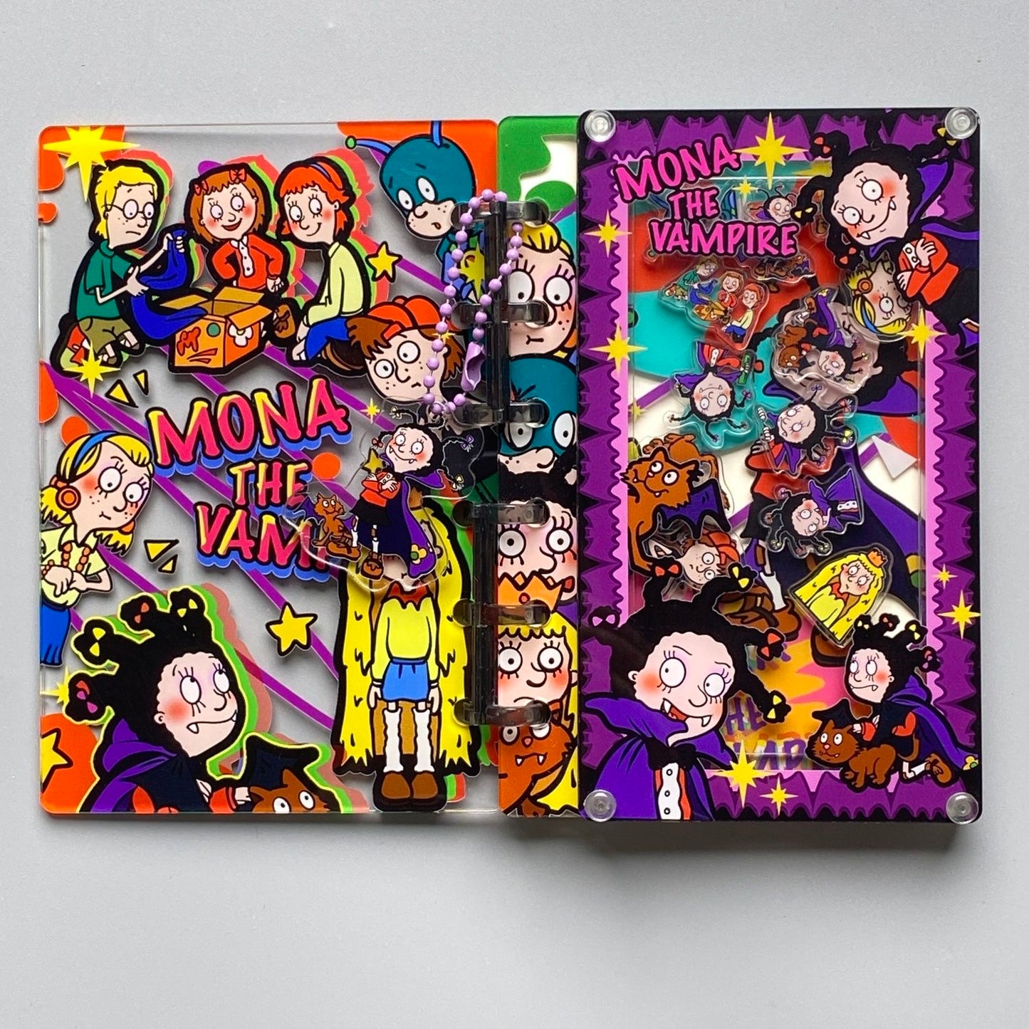 acrylic shake notebook