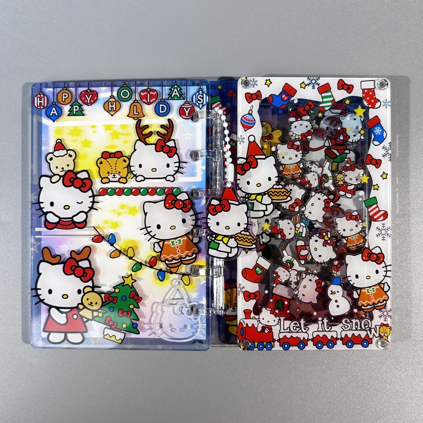 acrylic shake notebook