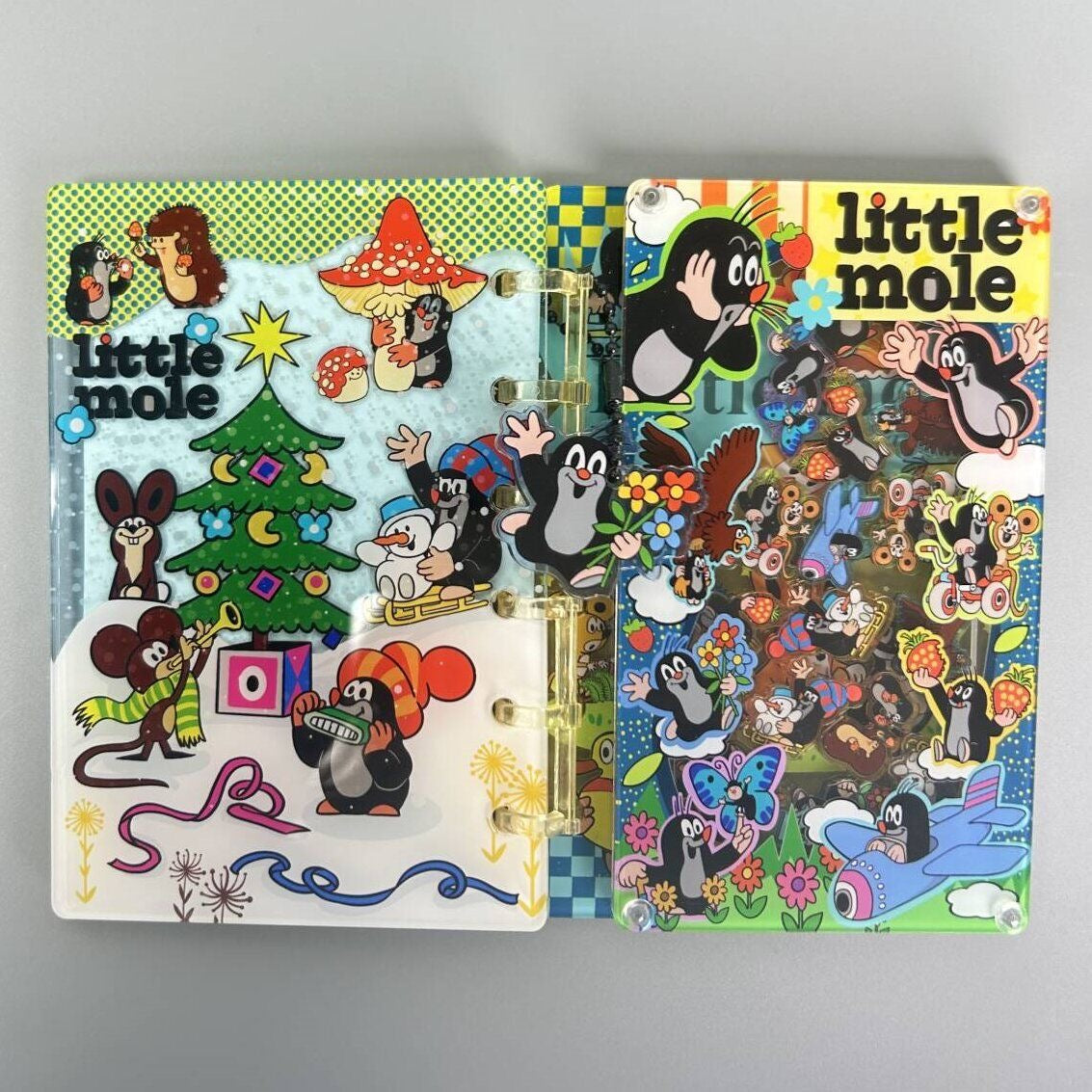 acrylic shake notebook