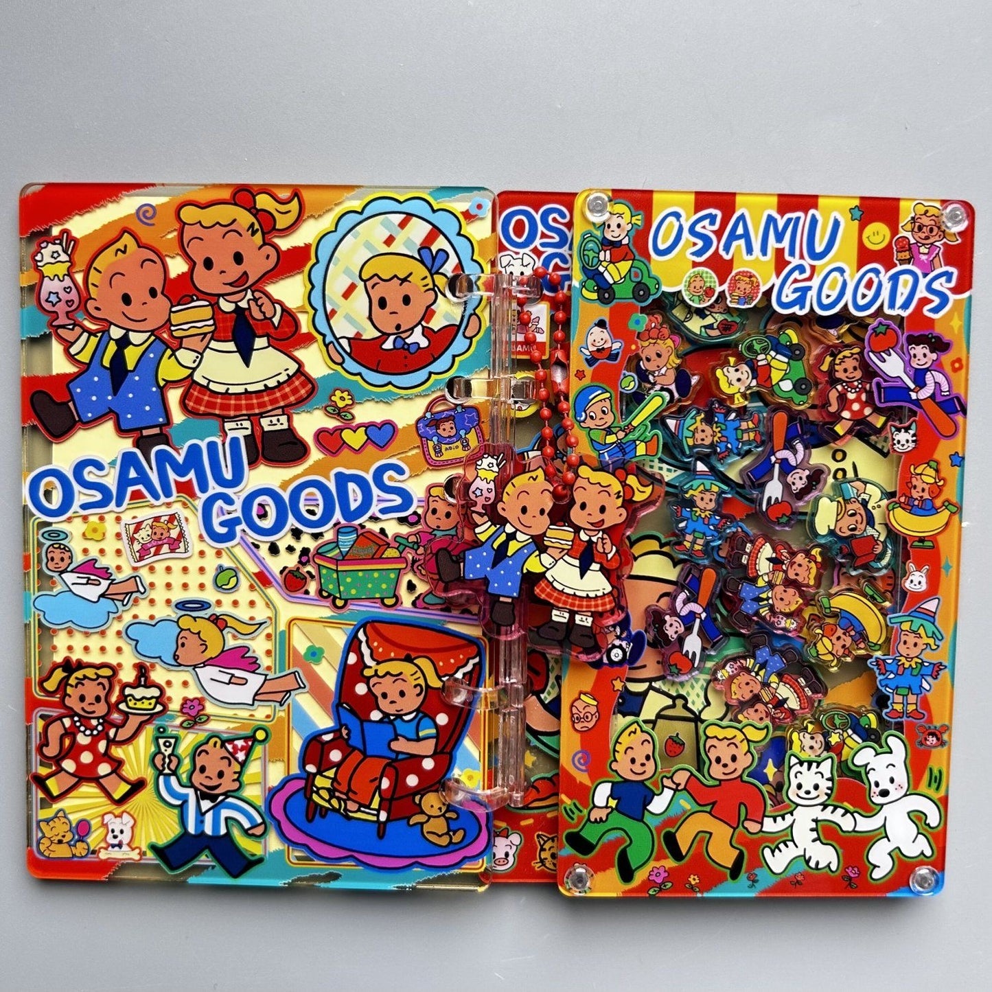 acrylic shake notebook