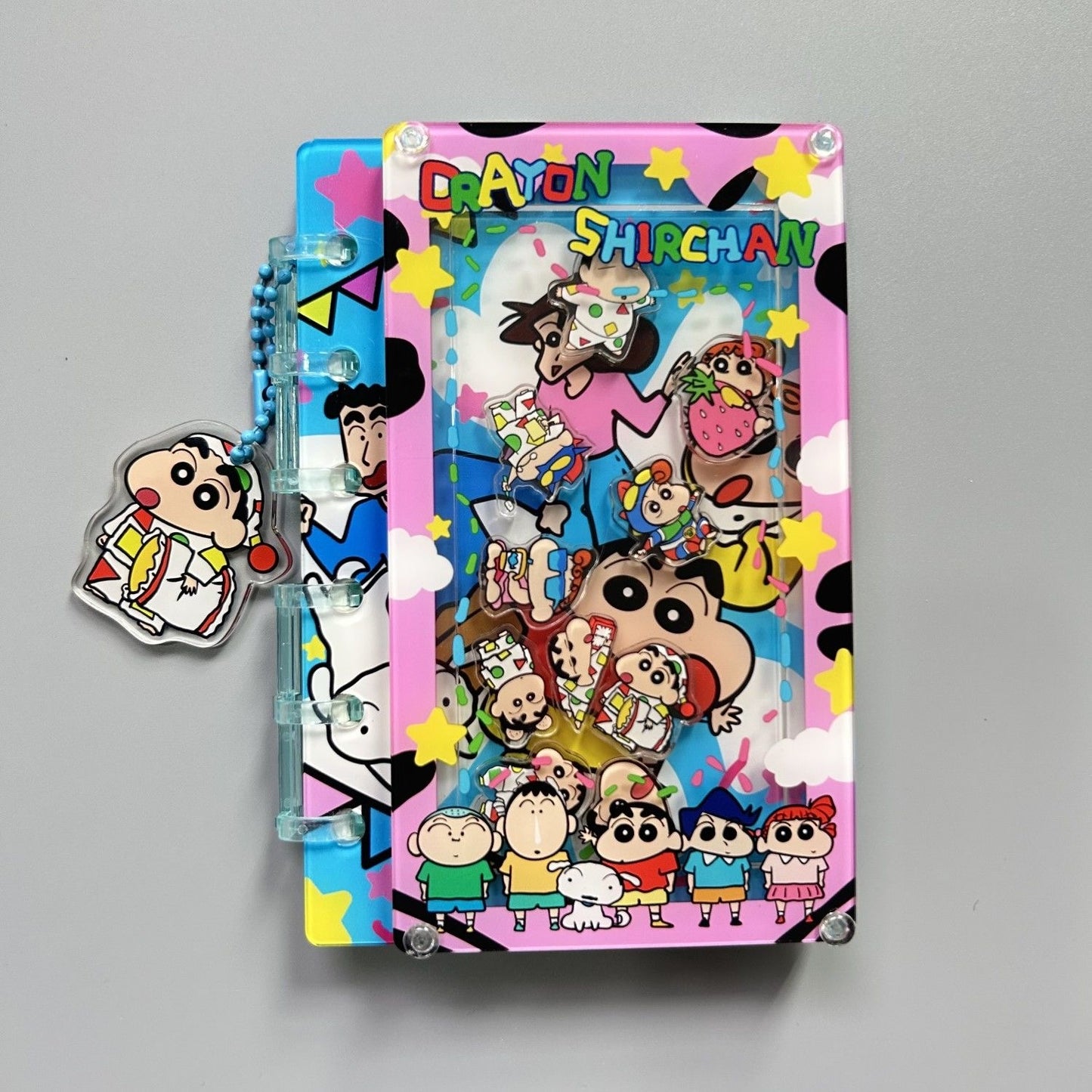 acrylic shake notebook
