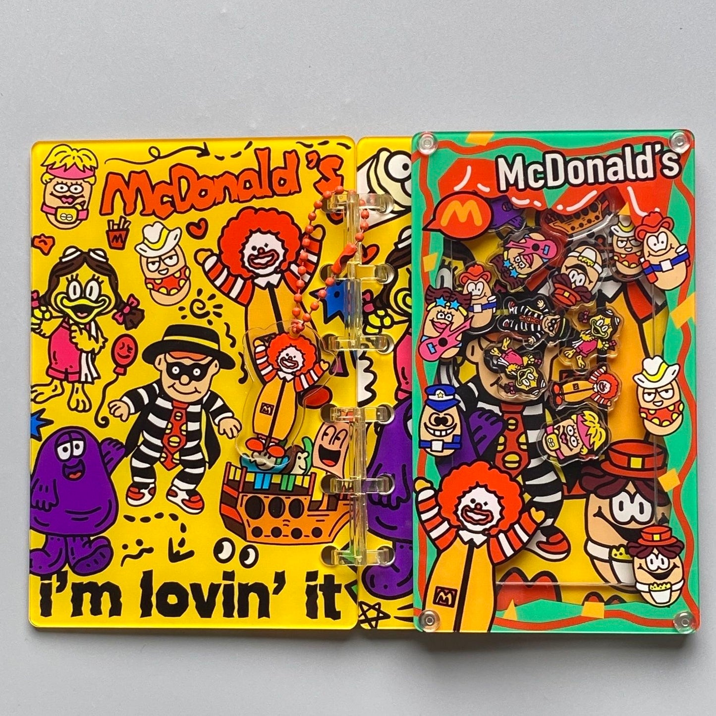 acrylic shake notebook