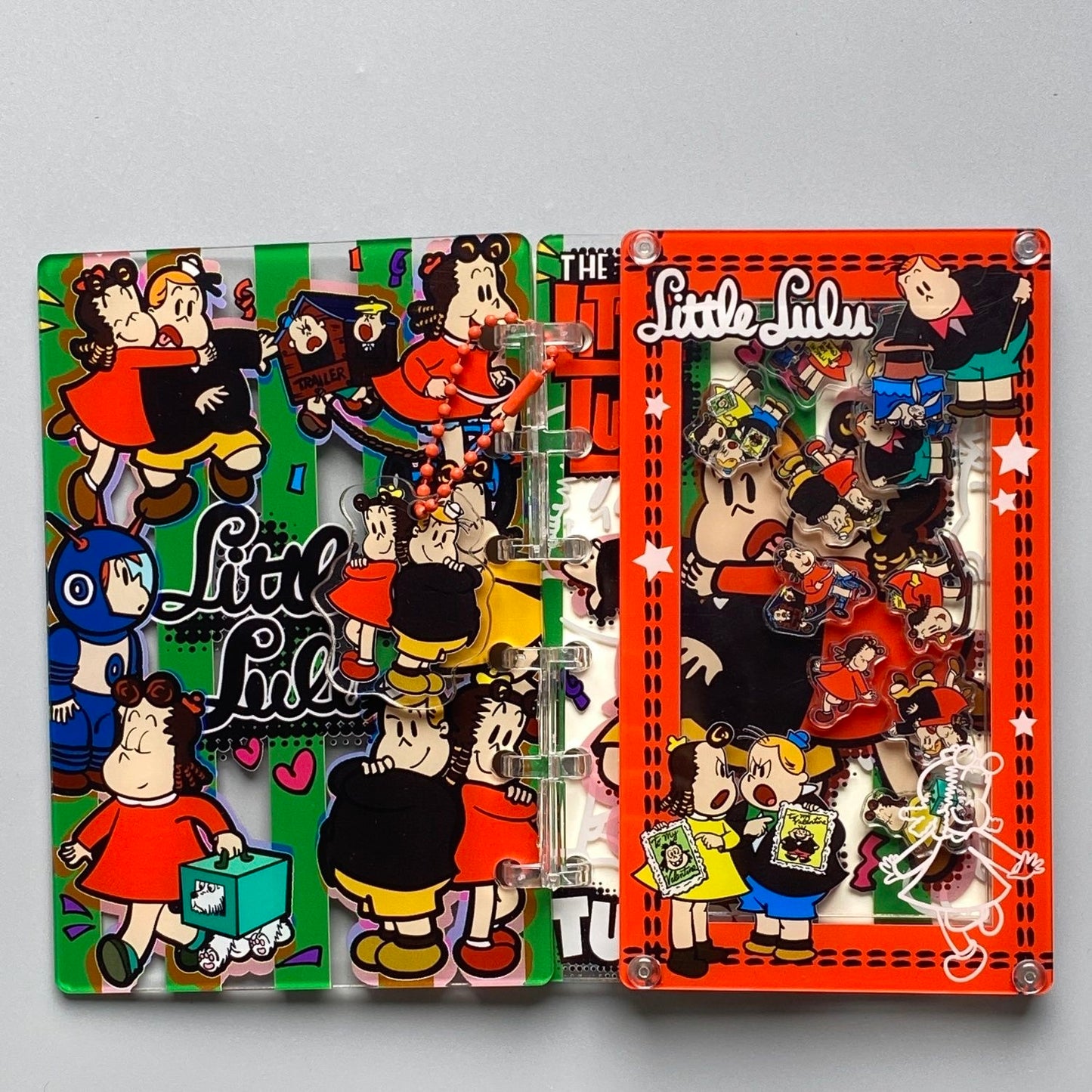 acrylic shake notebook